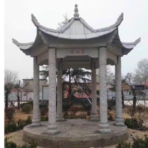 石雕凉亭